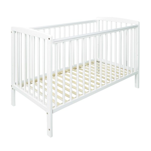 Kinder Valley Sydney Cot White Solid Pine Baby Bed Nursery Furniture New - Picture 1 of 3