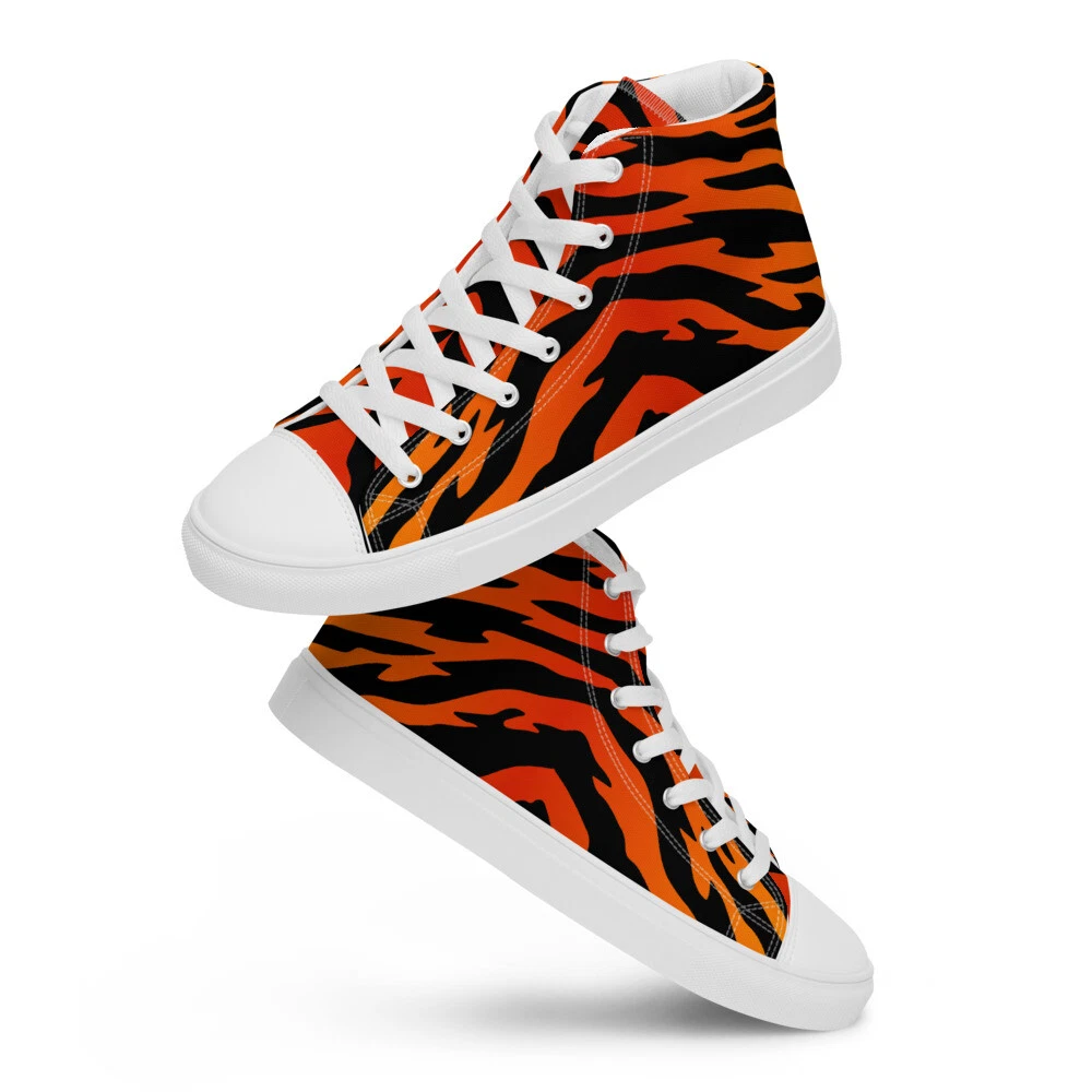 Tiger sales print sneakers