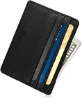 Slim Minimalist Front Pocket Wallet RFID Blocking Card Holder for Men Women