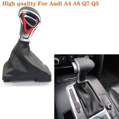 Black For Audi A6 A5 A4 A3 Q5 Q7 2008+ Automatic Gear Shift Knob Gearbox Handle 