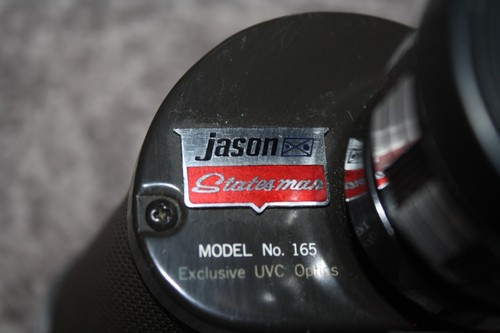 Jason Statesman Vintage Binoculars Model 165 UVC Optics 7.5X-15X40 Wide Angle - Picture 8 of 10