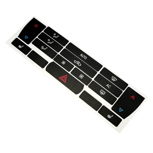 For SAAB 9 3 2003 2007 Replacement Decals for AC Climate Control Buttons - Picture 7 of 12