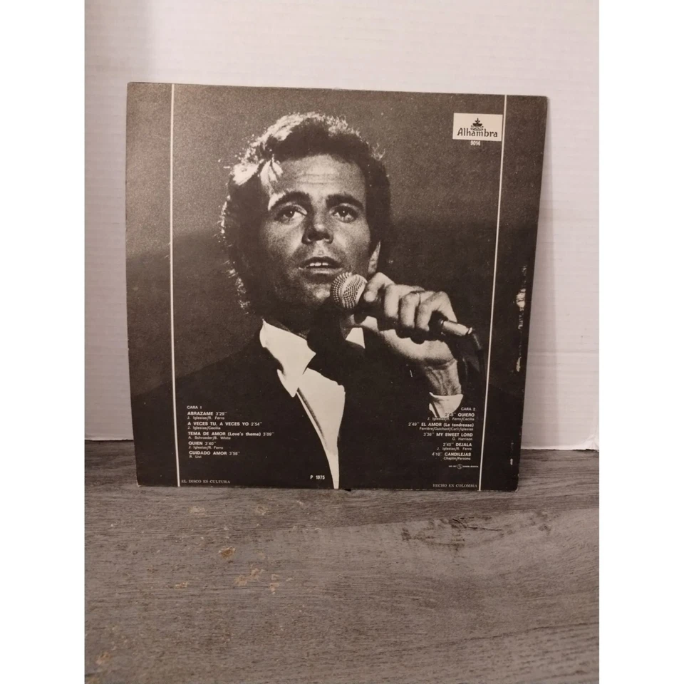 JULIO IGLESIAS El Amor Vinyl LP 1975 Columbia Record Import Spain - Image 4 of 4