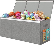 Extra Large Toy Box Chest with Lid, Kids Toy Storage Organizer for Boys Girls...