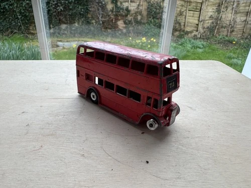 Dinky Toys London Bus Red Route 73 No.291 Vintage 1961-2 Diecast