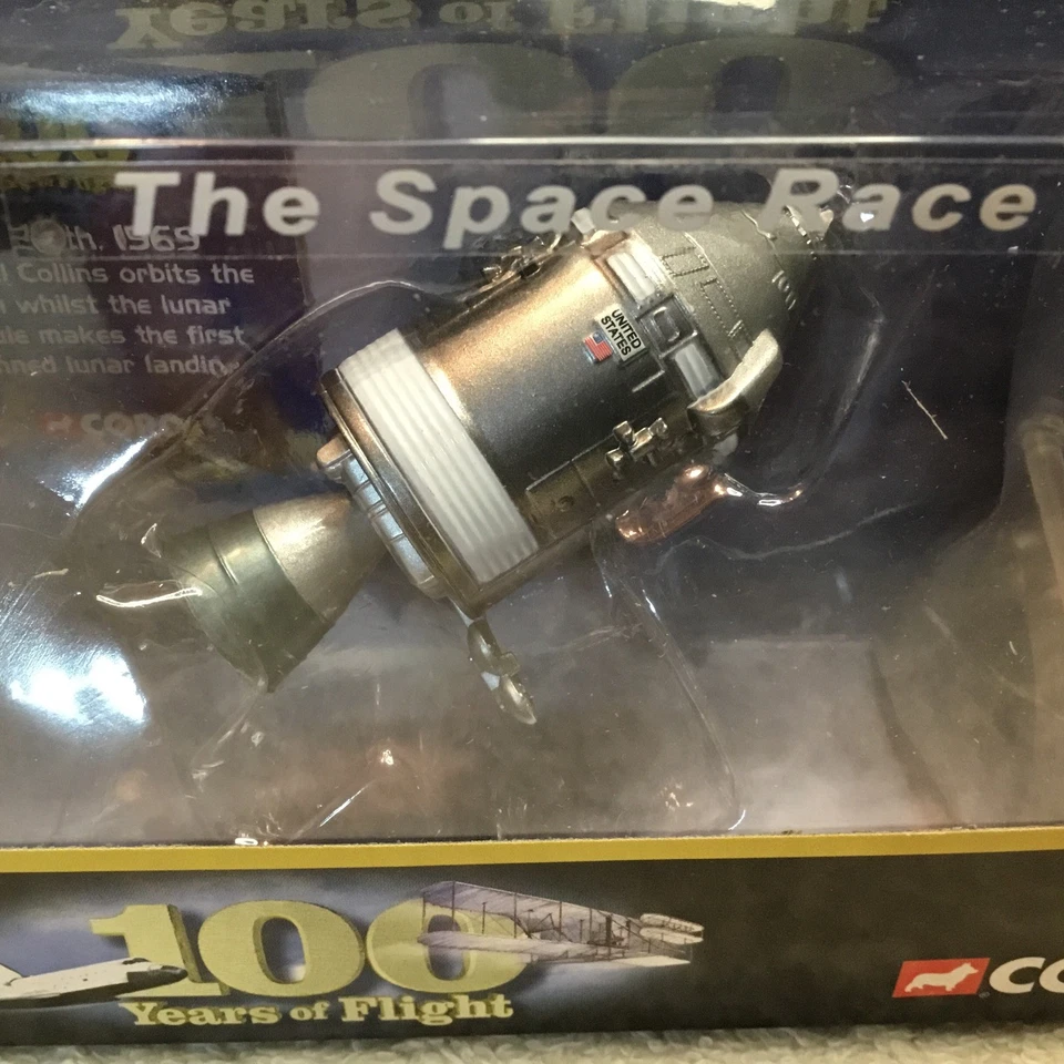 Corgi 100 Years of Flight Apollo 11 Command Module W/Stand CS90142 Retired New - Image 3 of 4