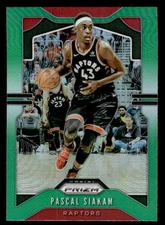 2019-20 Panini Prizm #156 Pascal Siakam Green Prizm RAPTORS