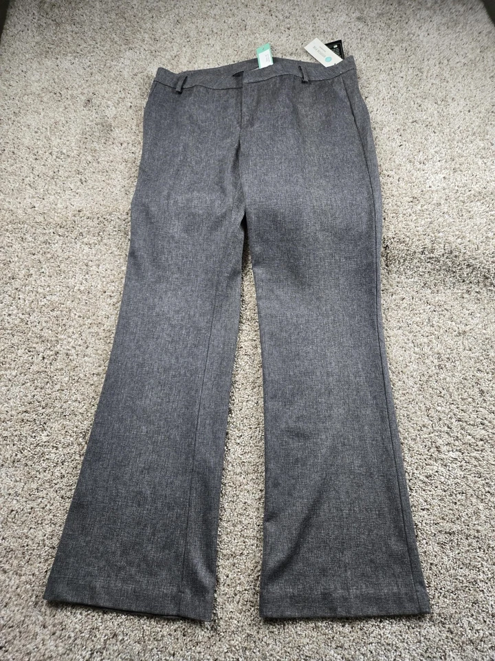Kut From The Kloth Pants Womens 14 Gray Black Marble Bootcut Stitch Fix NWT - Image 2 of 4