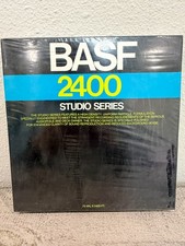 Vintage BASF 2400 Studio Series 7" Reel to Reel .75mil x 2400' Factory Sealed