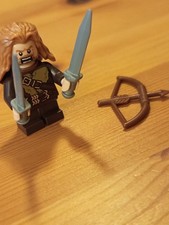 Lego Herr der Ringe Der Hobbit Zwerg Fili mt zwei Schwertern und Bogen sehr gut