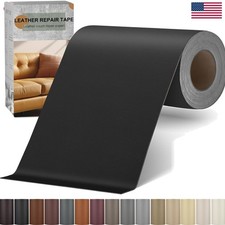 Leather Repair Tape, Self Adhesive Leather Repair Patch Kit Smooth Black