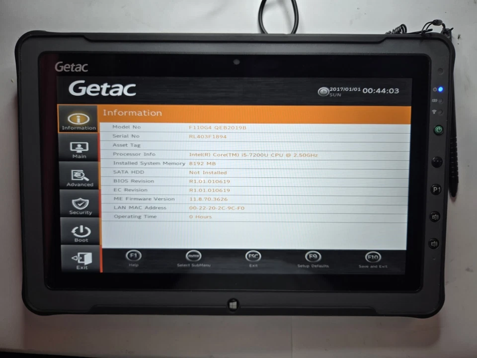 Getac F110 G4 Tablet i5-7200U 2.50GHz 8GB 1TB ComPort Win11Pro (Zero hours) New - Image 4 of 4