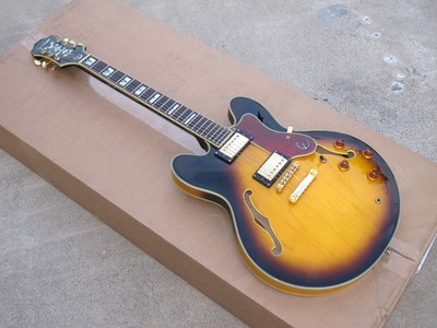Epiphone Sheraton II VS Vintage Sunburst ES-335 Style Electric Guitar 2006 Korea