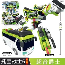 Tobot V Galaxy Detective Car Transform Robot Bus King Golden Edition No Box