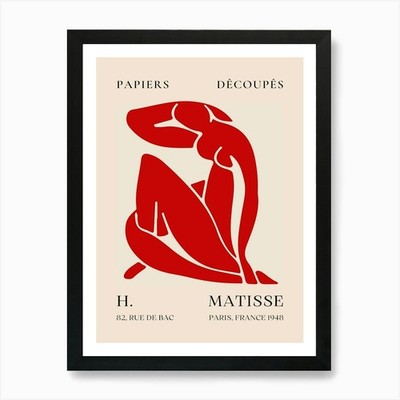 H Matisse Art Print Framed Wall Art Poster Canvas Print Picture
