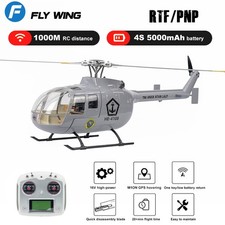 FlyWing BO105 RC Hubschrauber 4-Blatt GPS  selbststabilisierend H1 Flugsteuerung