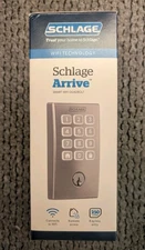 Schlage Arrive Smart Wifi Deadbolt CENTURY TRIM Satin Nickel NEW RELEASE