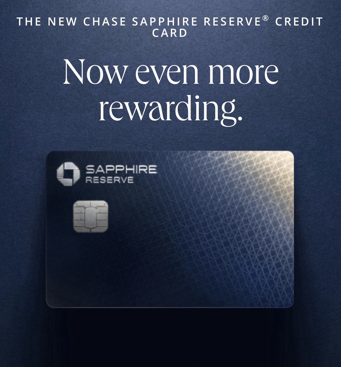 YOUR NAME. Chase Sapphire RESERVE Metal Card. Canceled. Collectible.
