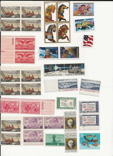 127 US Stamps MNH  Lot Vintage Collection.