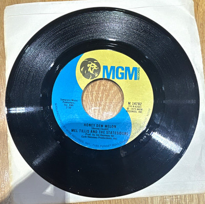 4 Mel Tillis 7'' Black Vinyl 45 RPM