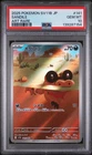 2025 POKEMON JAPANESE SV11B-BLACK BOLT ART RARE #141 SANDILE PSA 10