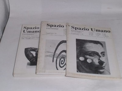 Comi, Enrico R.: Spazio Umano. 3 Bände. Rivistalibro Internazionale di Arte e L