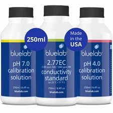 2.77EC Conductivity Solution, PH 7.0, and PH 4.0 Calibration Solution Set 250...