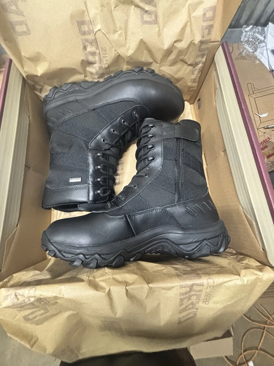 Red Head Men’s Black Leather Size 13 Lightweight Tactical Boot Zipper Lace Up s-l400.jpg main image 4