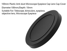 100mm Plastic Anti-dust Eyepiece Cap Lens Cap Cover for Telescope Microscope