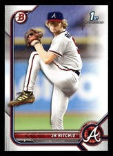 JR Ritchie 2022 1st Bowman Draft #BD-126 Atlanta Braves Rookie RC