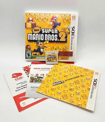 New Super Mario Bros. 2 Nintendo 3DS Authentic Complete / Refurbished / Tested
