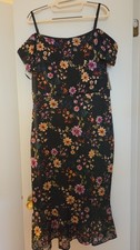 GUESS Women's Sleevless Dress Floral Print Size 16