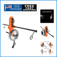 Patented Radius Fishing Line Spooler - Compact Tool for Spinning & Casting Reels