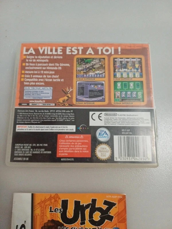 The Urbz - Sims in the City - Nintendo DS - Complet - PAL FR - Photo 3/4