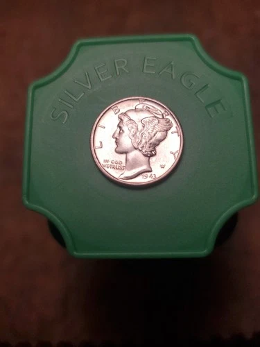 1943 UNC MERCURY SILVER DIME