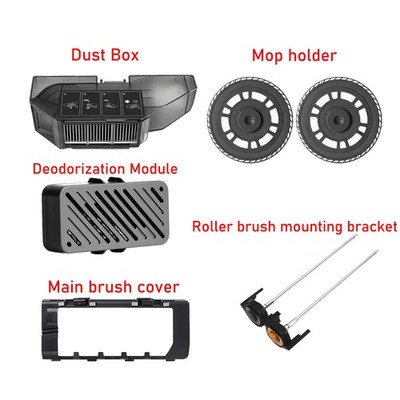 Dust Box/Mop Bracket/Main Brush Cover Plate for Dreame L40s Pro Ultra/L40s Ultra