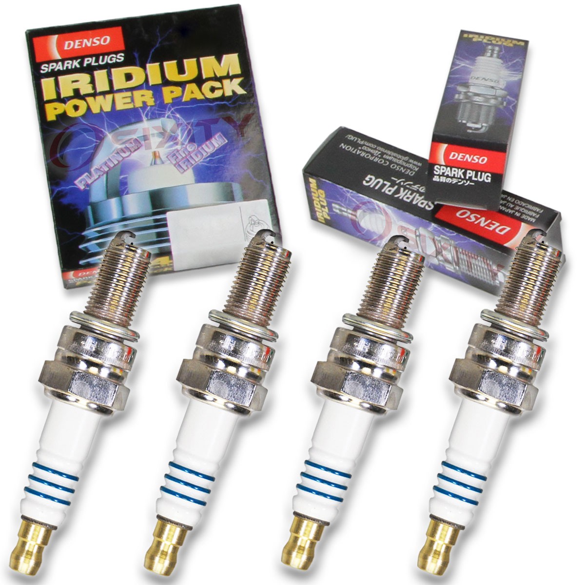4 pc Denso Iridium Power Spark Plug for MV Agusta Brutale 910 R 2007 Tune Up jf