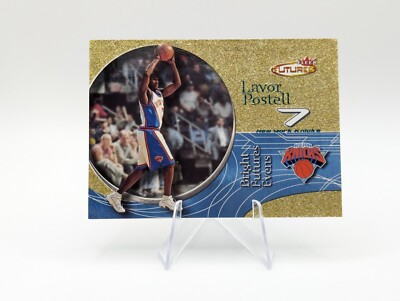 #ad Lavor Postell 2000 01 Fleer Futures Bight Futures Gold SP 500 RC #208 Knicks $2.47