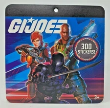 NEW!! GI Joe Sticker Book - 300 Stickers - ARAH!!