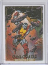 COLOSSUS 2024 Marvel Masterpieces 92 Platinum #14 Canvas Parallel Card