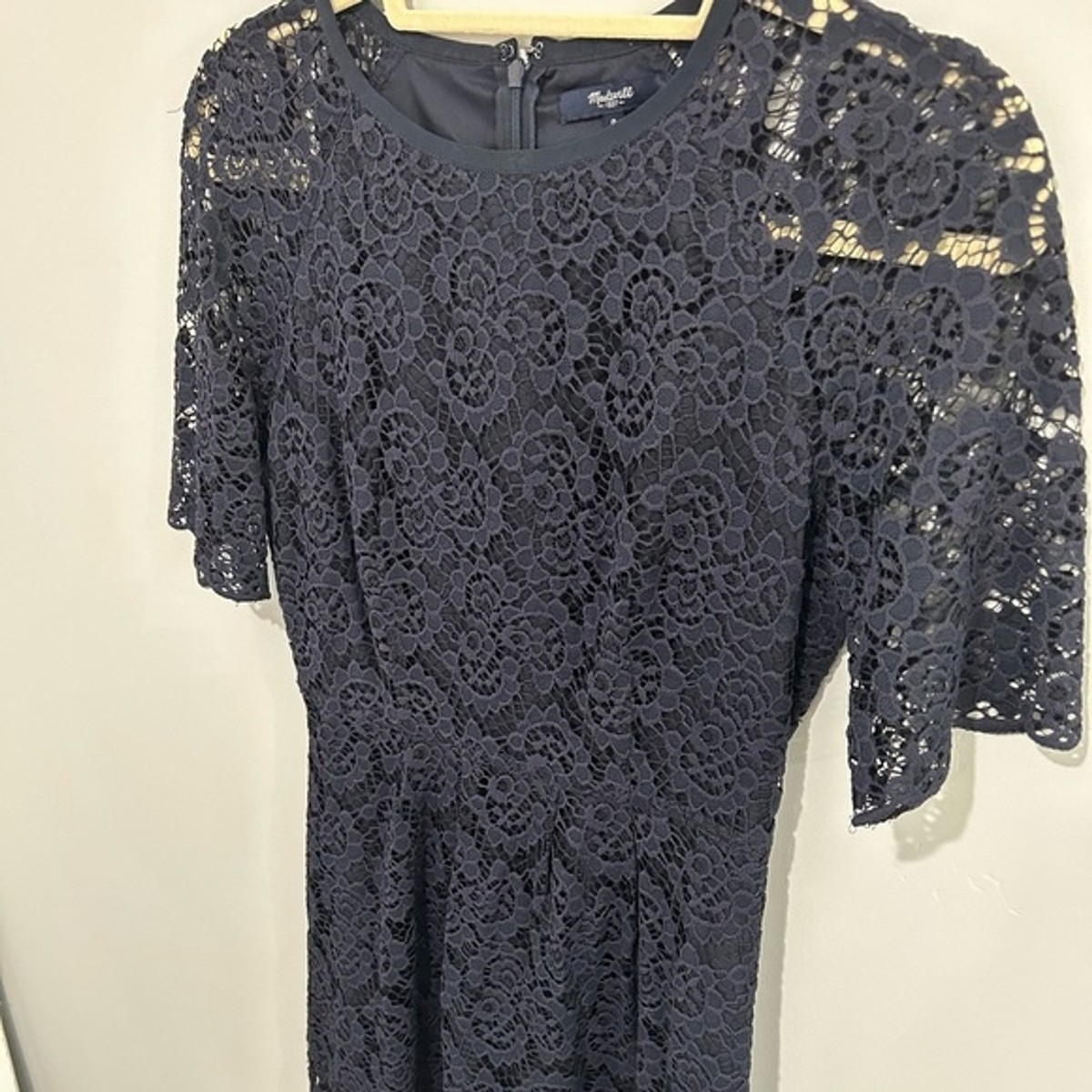 Madewell Navy Blue Lace Dress Sz 0 | eBay