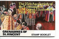 Grenadines of St. Vincent 1978 25th Anniversary QE 11 Coronation Booklet 