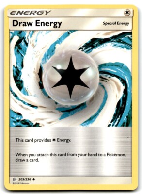 2019 Sun & Moon - Cosmic Eclipse Draw Energy a Null/Uncommon #209