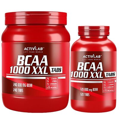 ACTIVLAB BCAA 1000 XXL-  Essentielle Aminosäuren Muskelwachstum Anabol Pillen