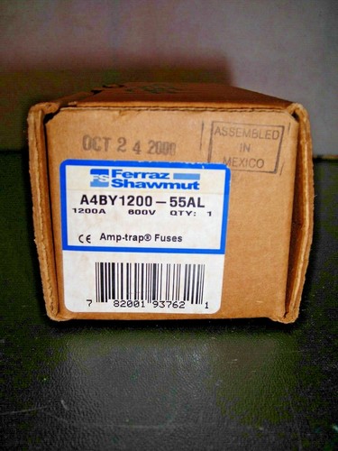 Fusible Limiteur De Courant MERSEN FERRAZ SHAWMUT A4BY1200 - 1200A 600VAC - Neuf (sans Boîte)