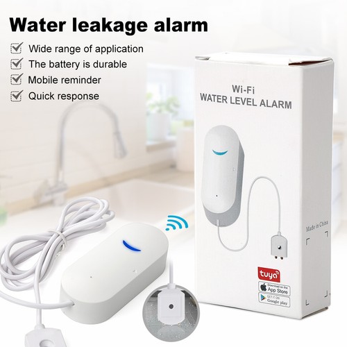 2x Smart WIFI Water Leak Sensor Alarm Flood Leakage Detector Overflow Alert Tuya - Picture 10 of 17