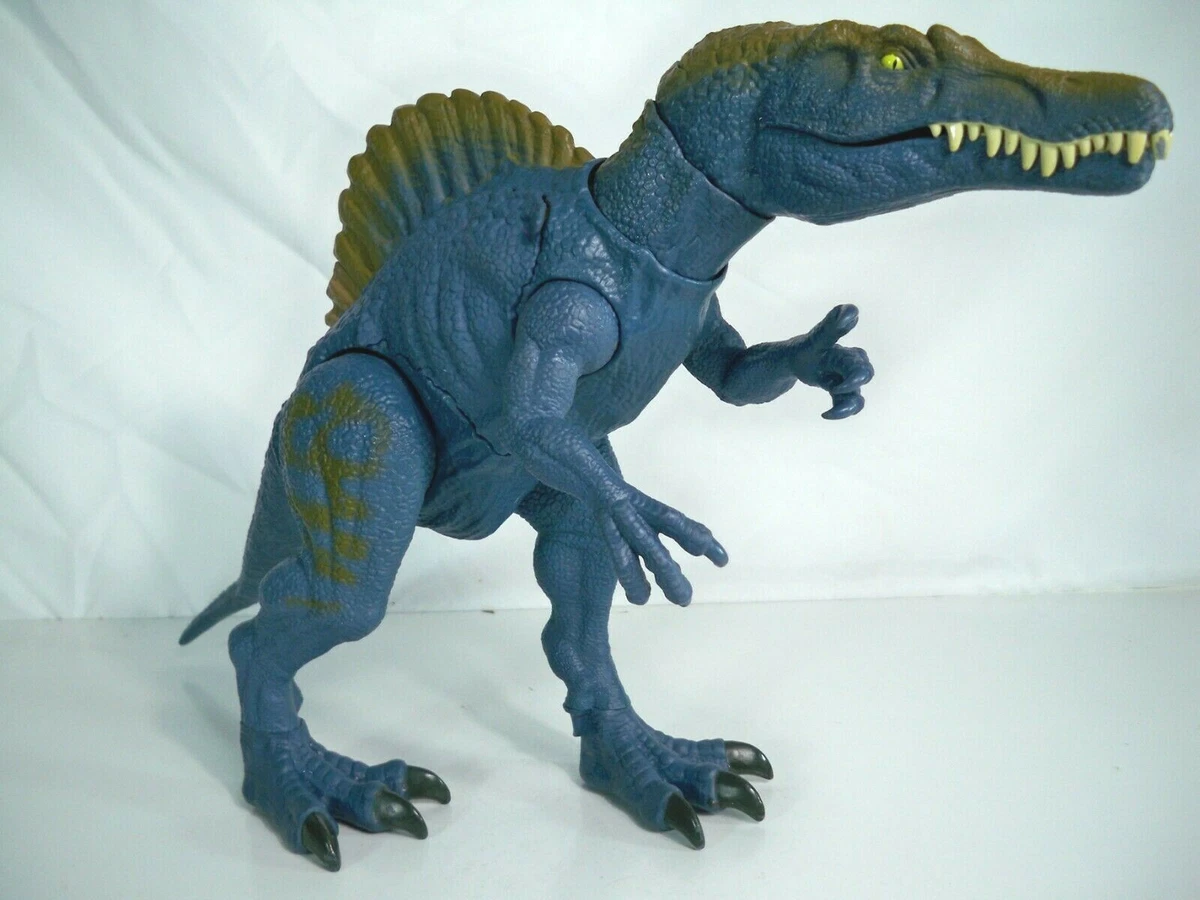 K21i94202 SPINOSAURUS BATTLE DAMAGE JURASSIC WORLD PARK 100 COMPLETE VINTAGE