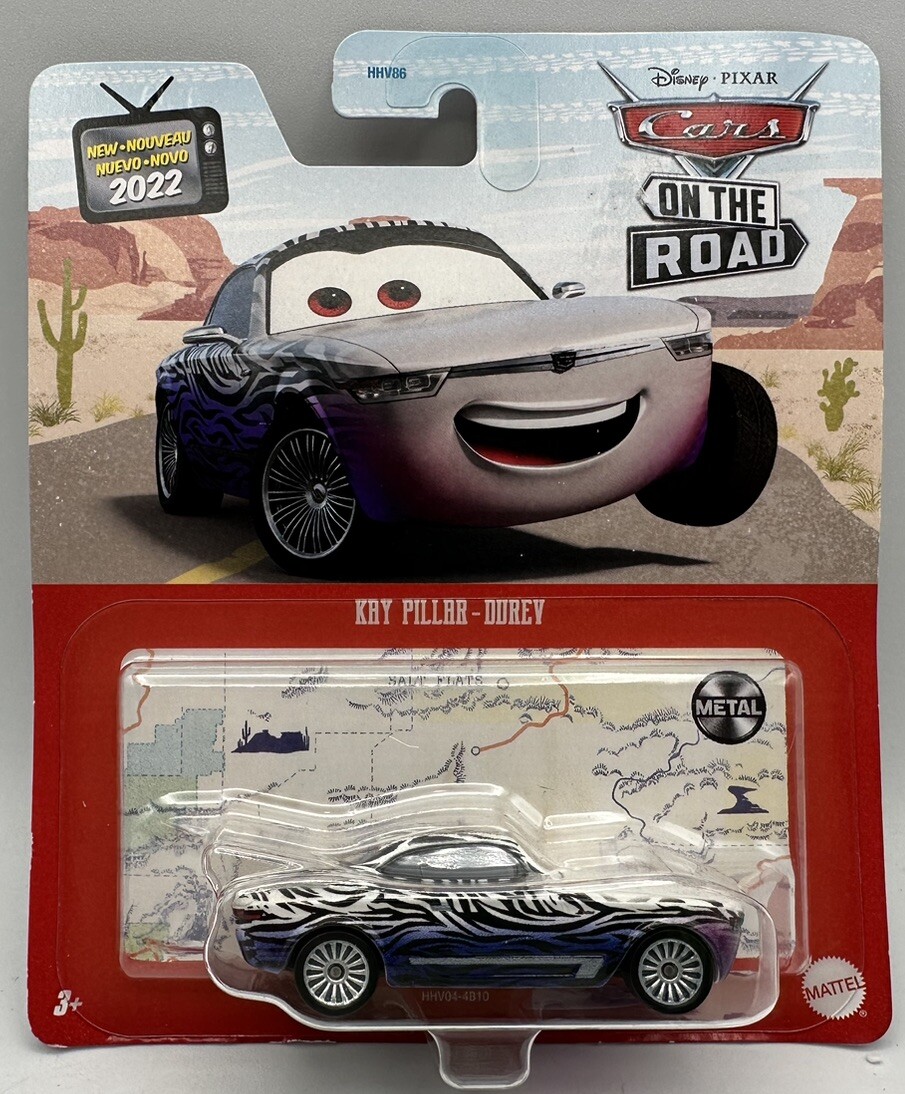 Cars Kay Pillar-Durev On The Road Disney PIXAR Metal Mattel 2022