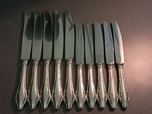 Antikes Besteck Messer versilberte Griffe - Wellner Nicht Rostend - Bild 5 von 6