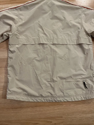 Chaqueta Cortavientos Para Hombre Land's End Talla M Abrigo Ligero Caqui image 7